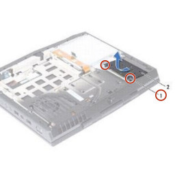 Замена модуля памяти Dell Alienware M14x